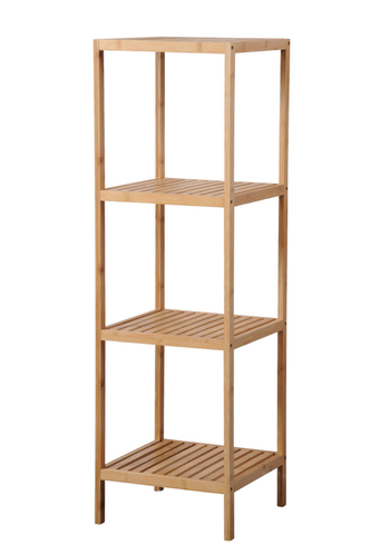 KESPER Regál policový 4 patra, bambus 115 x 35 x 35cm