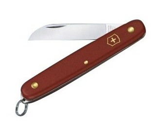 Victorinox 3.9051 záhradnícky nôž, červená, 2 funkcie