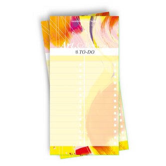 Notizblock-Set für To-Do-Listen. 2 Notizblöcke 50 Seiten pro Block mit farbenfrohen Design aus der Art.Collection von Stay Inspi