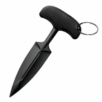 Cold Steel 92FPA FGX Push Blade I taktický nôž 8,9 cm, celočierny, plast
