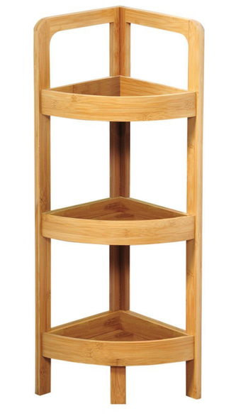 KESPER Policový regál Bambus rohový