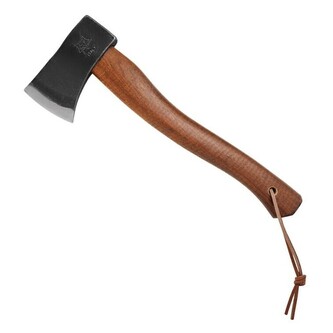 FX-700 FOX knives  AXE YANKE CARBON STEEL C45/1045 BLADE,WOOD HIKORY COLOR WALNUT