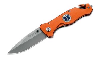 Magnum 01MB364 Medic záchranársky nôž 8,5 cm, oranžová, hliník