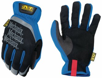 Mechanix FastFit Blue pracovné rukavice XL (MFF-03-011) čierna/modrá