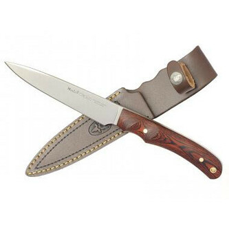 Muela CRIOLLO-14 lovecký nôž 13,5 cm, drevo Pakka, kožené puzdro