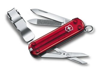 Victorinox 0.6463.T NailClip 580 multifunkčný nôž 65 mm, červená, 8 funkcií