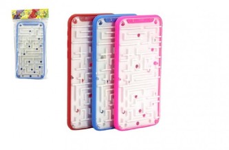 Hlavolam bludiště plast 14cm  1 ks, 3 různé druhy