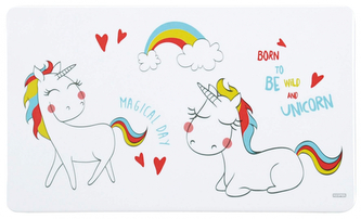 KESPER Dekorativní deska, Jednorožci 23,5x14 cm