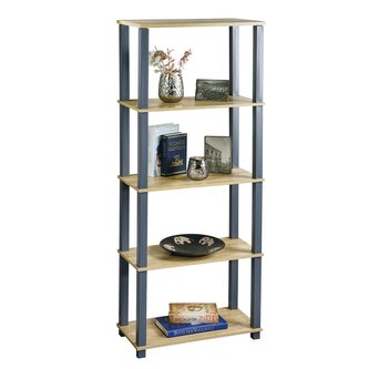 KESPER Regál policový Blue 5 polic, plast, MDF, 60 x 147 x 29 cm