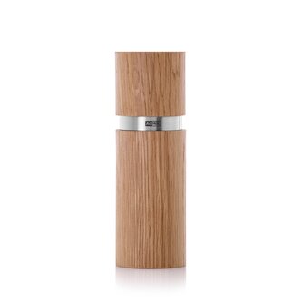 AdHoc MP412 Mlynček na korenie a soľ TEXTURA NATURAL 15 cm, svetlý prírodný