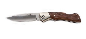 Muela BX-8NL vreckový nôž 8 cm, drevo Kingwood, mosadz, oceľ, nylonové puzdro