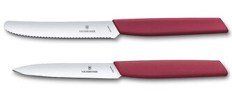 Victorinox 6.9096.2L4 Swiss Modern BERRY 2-dielna súprava kuchynských nožov