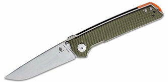 Kizer V4516N2 Domin Green vreckový nôž 8,8 cm, Stonewash, zelená, G10