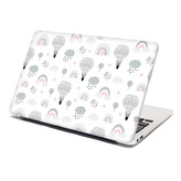 Samolepka na notebook Malované horkovzdušné balony: 38x26 cm