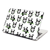 Samolepka na notebook Pandy s větvičkou: 29x20 cm