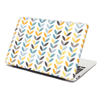 Samolepka na notebook Barevné lístky: 38x26 cm