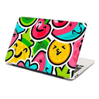 Samolepka na notebook Veselé ovoce: 38x26 cm