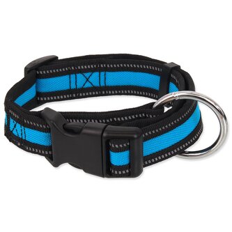 Obojek Dog Fantasy Neoprene L modrý 3,2x39-60cm
