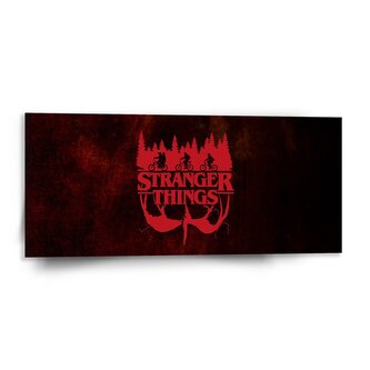 Obraz Stranger Things Red: 110x50 cm