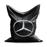 Sedací vak Classic Logo 4 Carbon: 150x100 cm