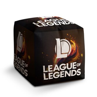 Taburet Cube League of Legends Abstract: 40x40x40 cm