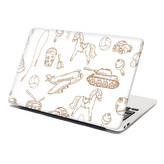 Samolepka na notebook Dětská doprava: 38x26 cm