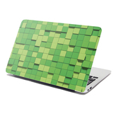 Samolepka na notebook Green Blocks 3D: 29x20 cm