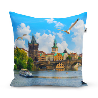 Polštář Praha Karlův most 2: 60x60 cm