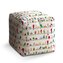 Taburet Cube Ptáčci: 40x40x40 cm