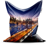 Sedací vak Most v New Yorku: 150x100 cm