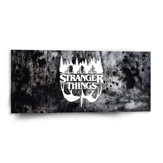 Obraz Stranger Things White: 110x50 cm