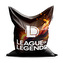 Sedací vak Classic League of Legends Abstract: 150x100 cm