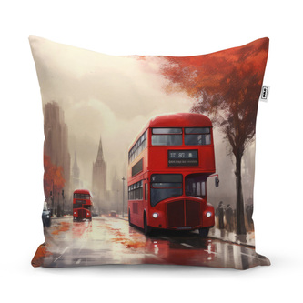 Polštář Londýn Double-decker 1: 50x50 cm