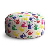 Taburet Circle Barevné otisky: 38x48 cm