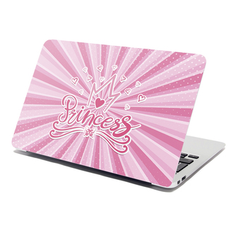 Samolepka na notebook Princess: 29x20 cm