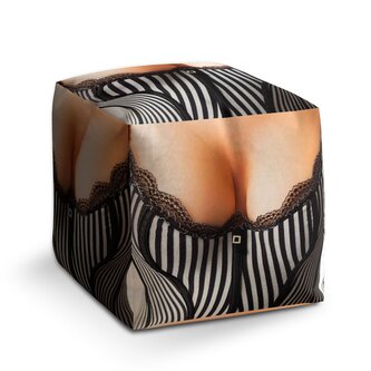 Taburet Cube Korzet: 40x40x40 cm