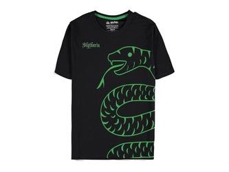 Tričko dámské Zmijozel černé/zelené, Harry Potter Velikost: S