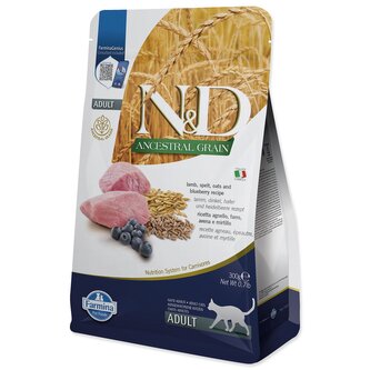 Krmivo N&D Cat Ancestral Grain Chicken, Spelt, Oats & Blueberry 0,3kg