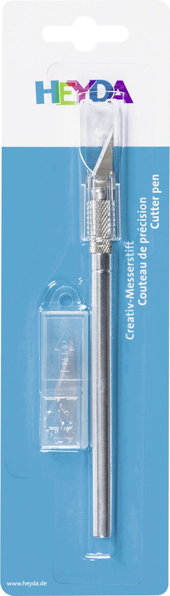 Skalpel, řezací nůž - délka 14,5cm, průměr 8mm, velmi lehký, snadná manipulace