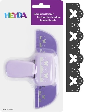 Děrovač okrajový - bordura motýlci