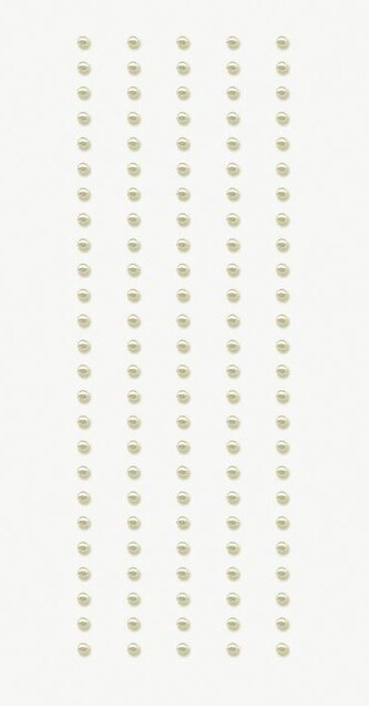 Samolepky perly kulaté malé 125ks