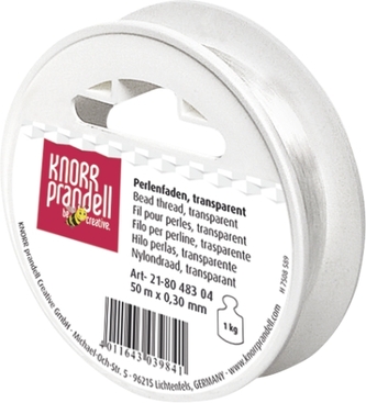 Silon průměr 0,30mm transparentní 50m