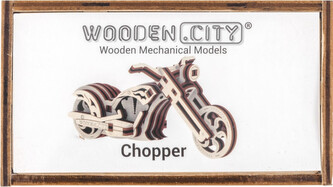 WOODEN CITY 3D puzzle mini Widgets: Chopper 22 dílků