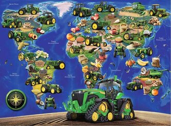 RAVENSBURGER Puzzle Svět John Deere XXL 300 dílků
