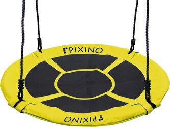 PIXINO Houpací kruh Čapí hnízdo (průměr 100cm) žlutý PIXINO Houpací kruh Čapí hnízdo (průměr 100cm) žlutý