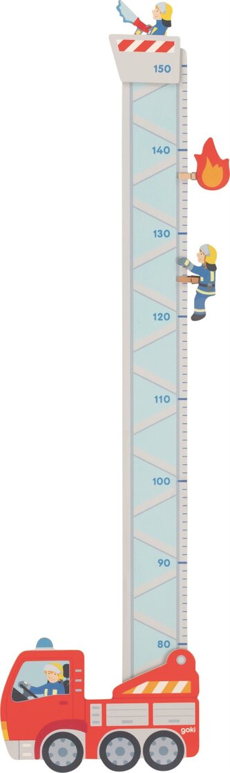 GOKI Dřevěný růstový metr Hasiči