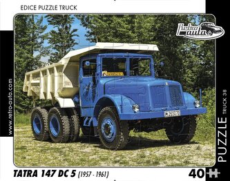 RETRO-AUTA Puzzle TRUCK č.38 Tatra 147 DC 5 (1957 - 1961) 40 dílků
