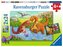 RAVENSBURGER Puzzle Hraví dinosauři 2x24 dílků