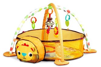 ECOTOYS Hrací deka s ohrádkou Lev