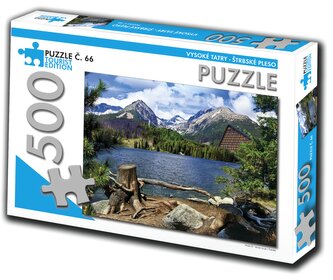 TOURIST EDITION Puzzle Vysoké Tatry, Štrbské pleso 500 dílků (č.66)